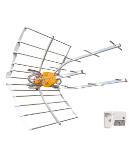 Antena ELLIPSE UHF 38dB 5G Lte700 + Fuente de alimentación