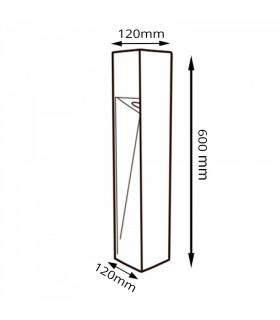 Baliza Led CORA RUST BROWN 60Cm 10W 1000LM IP65 CCT