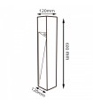 Baliza Led CORA GREY 60Cm 10W 1000LM IP65 CCT