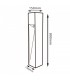 Baliza Led CORA PLUS RUST BROWN 80Cm 10W 1000LM IP65 CCT