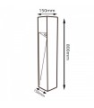Baliza Led CORA PLUS RUST BROWN 80Cm 10W 1000LM IP65 CCT