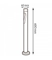 Baliza Led NEKO BLACK 60Cm 10W 1000LM IP65 CCT