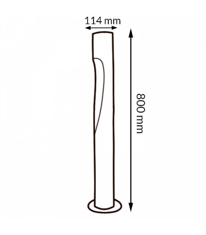 Baliza Led NEKO PLUS GREY 80Cm 10W 1000LM IP65 CCT