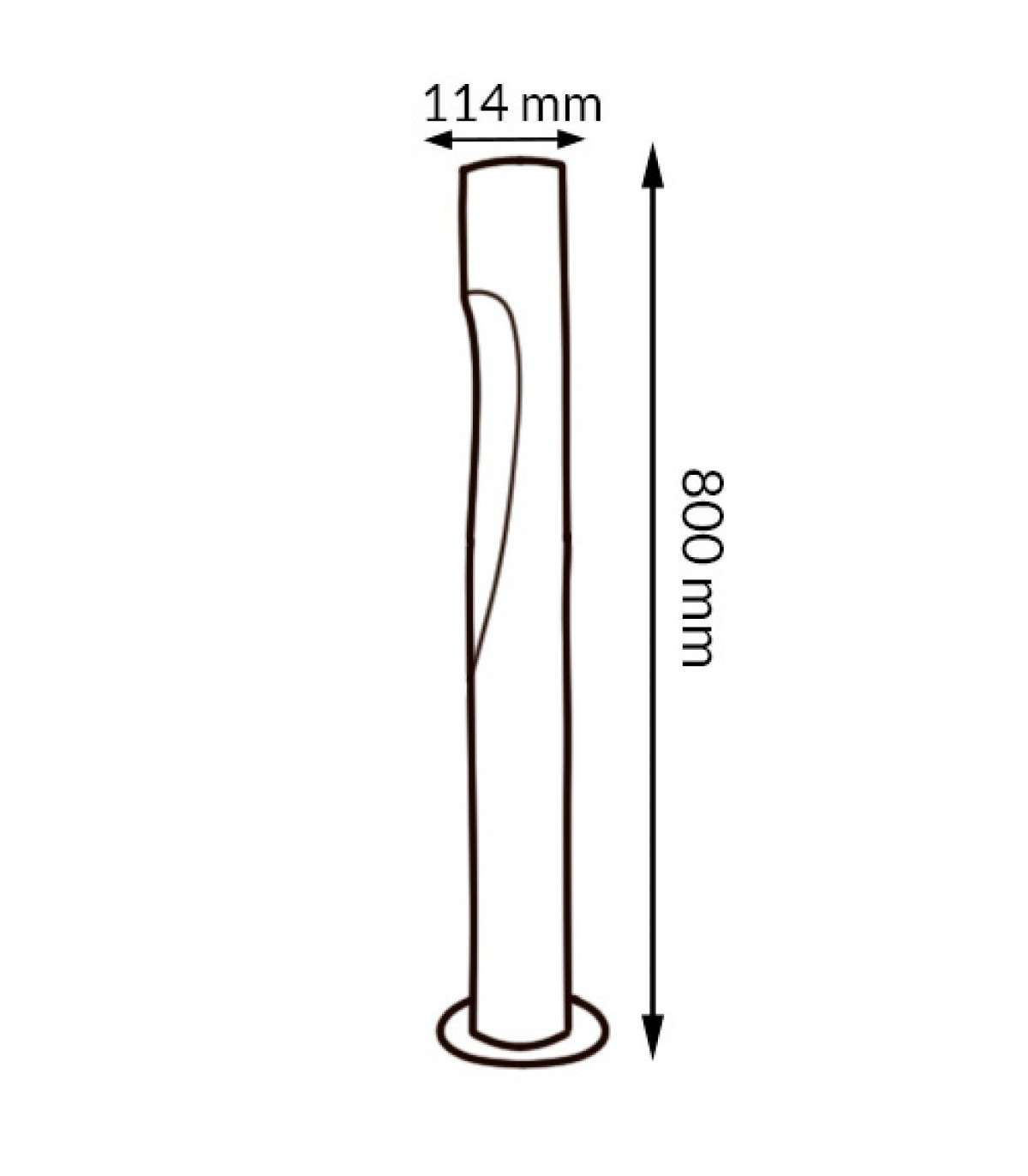 Baliza Led NEKO PLUS GREY 80Cm 10W 1000LM IP65 CCT