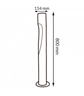 Baliza Led NEKO PLUS RUST BROWN 80Cm 10W 1000LM IP65 CCT