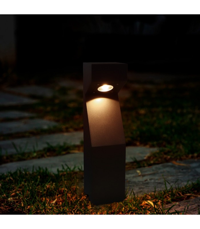 Baliza Led TEBA BLACK 60Cm 10W 1000LM IP65 CCT