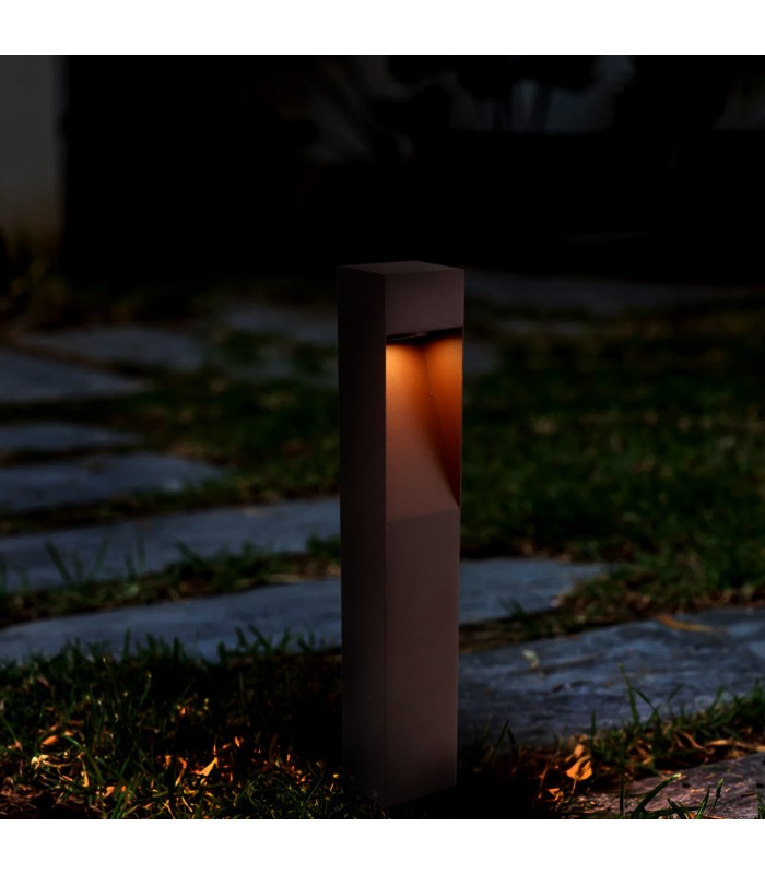 Baliza Led BORNOS RUST BROWN 50Cm 10W 1000LM IP65 CCT