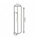 Baliza Led BORNOS RUST BROWN 50Cm 10W 1000LM IP65 CCT