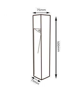 Baliza Led BORNOS RUST BROWN 50Cm 10W 1000LM IP65 CCT