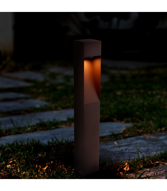 Baliza Led BORNOS PLUS RUST BROWN 60Cm 10W 1000LM IP65 CCT