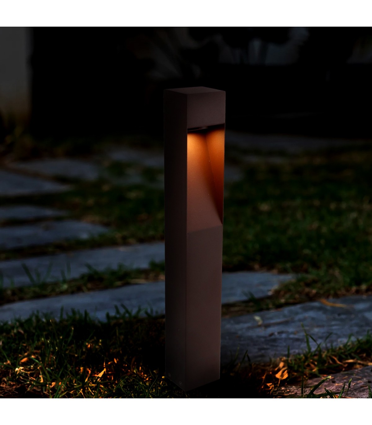 Baliza Led BORNOS PLUS RUST BROWN 60Cm 10W 1000LM IP65 CCT