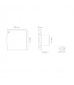 Extractor RELECTRIC 16W Ø100mm Caudal 130m3/h con Temporizador