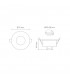 Detector Movimiento RELECTRIC empotrable 8m IP20 Negro