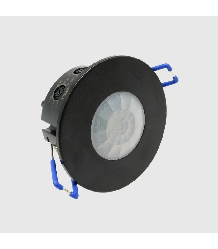 Detector Movimiento RELECTRIC empotrable 8m IP20 Negro