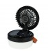 Mini ventilador solar ATABEY con Luz y USB recargable