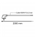 Prolongador Schuko (3x1.5mm) 2P+TT Blanco 2 metros MIMOTEC
