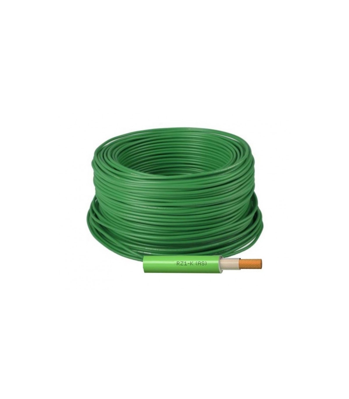 Manguera RZ1-K 1kV CPR 1x70mm² Verde Libre halógenos (metro)