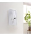 Aplique Lector WHITE BRUVE 3+7W 150+450Lm