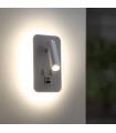Aplique Lector WHITE BRUVE 3+7W 150+450Lm