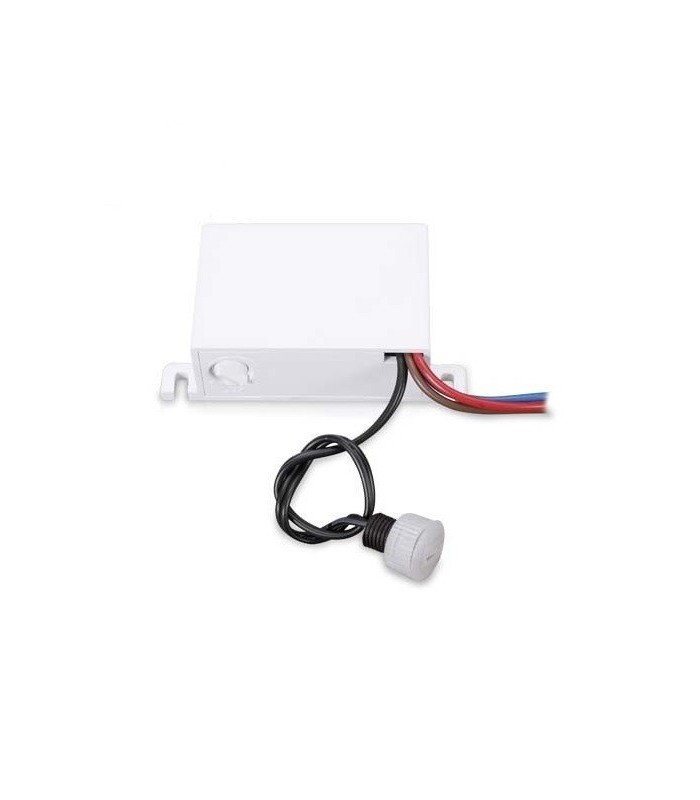 Detector crepuscular empotrar blanco 360º IP54