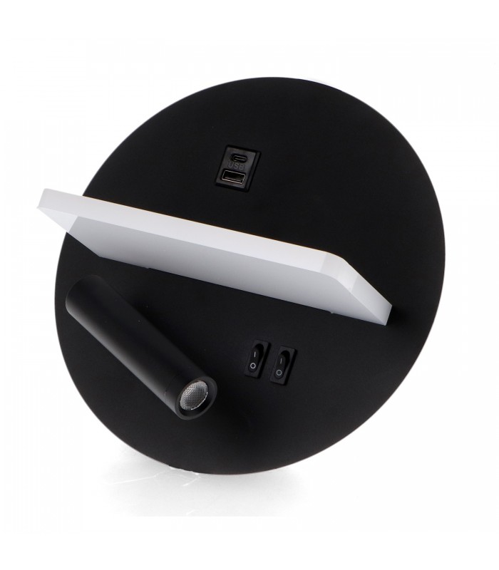 Aplique Lector BLACK PRIX 3+10W 150+750Lm