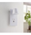 Aplique Lector WHITE DOWN 7+10W 550+750Lm