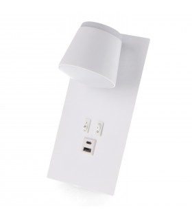 Aplique Lector WHITE DOWN 7+10W 550+750Lm