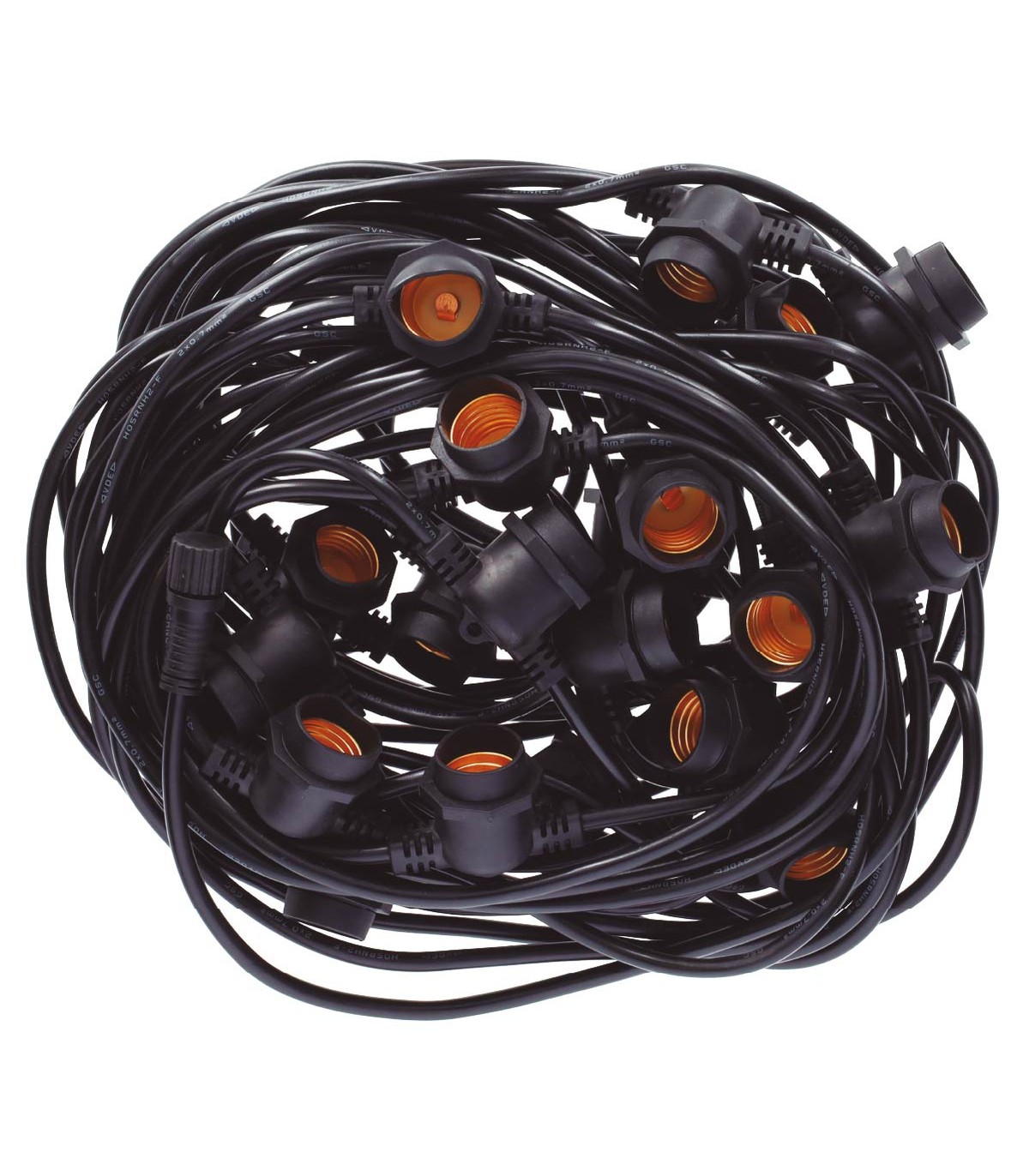 Guirnalda Liboi 42 Metros 40 Casquillos E27 Exterior IP65