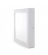 Plafón LED Superficie 12W 1.160Lm 120º IP40 Cuadrado Blanco