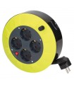 Enrollacables alargador 4 enchufes (3x1.5mm) 5M