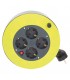 Enrollacables alargador 4 enchufes (3x1.5mm) 5M