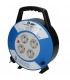 Enrollacables alargador con asa 4 enchufes (3x1.5mm) 10M