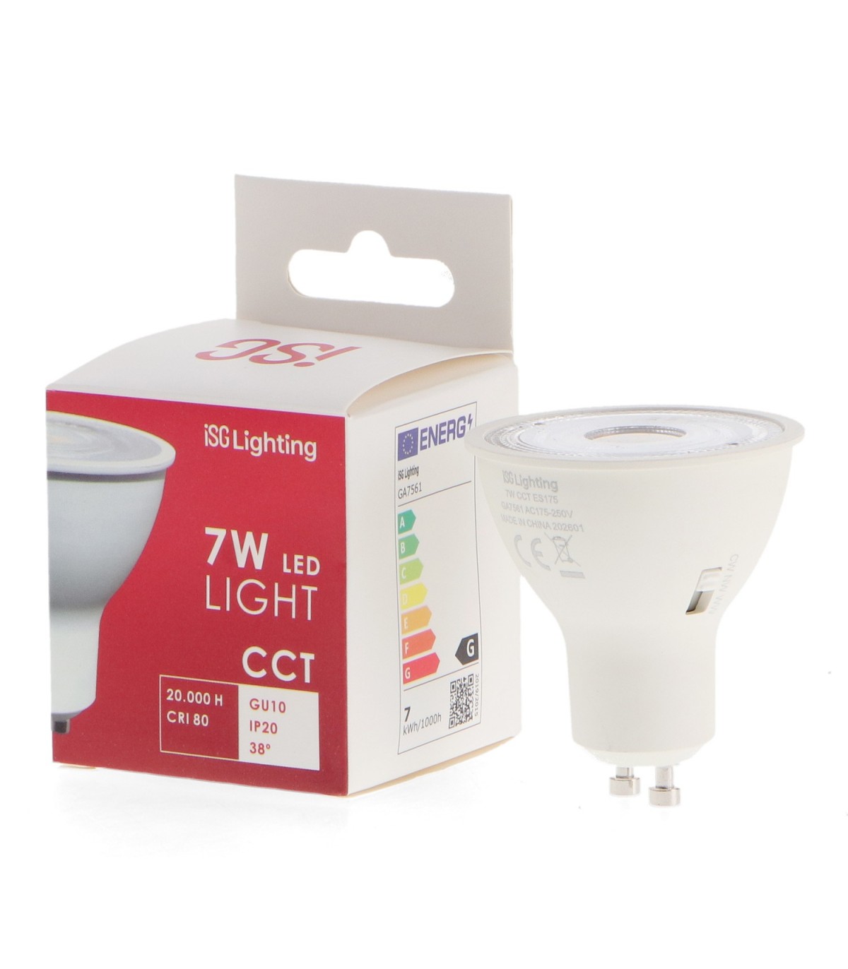 Dicroica Led PLUS GU10 7W 630Lm 38º CCT
