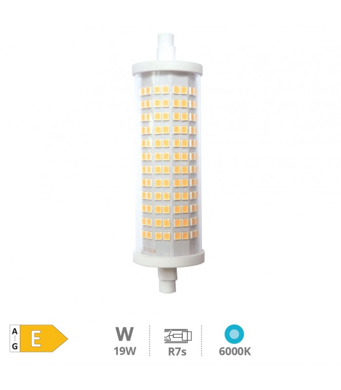 Bombilla Led R7S 19W 118mm 2500LM Regulable