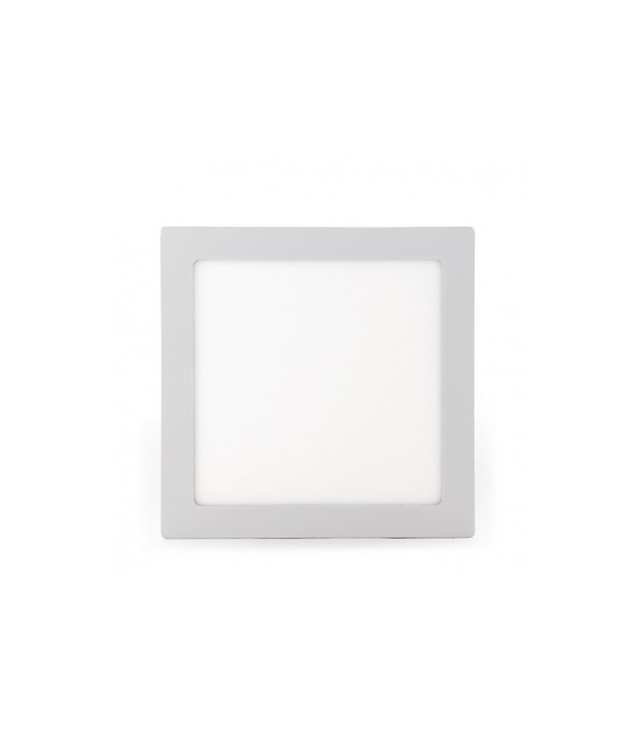 Plafón LED Superficie 12W 1.160Lm 120º IP40 Cuadrado Blanco