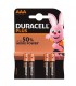 Pila Alkalina Duracell PLUS LR03 (AAA) Blister 4 uds.