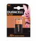 Pila Alkalina Duracell PLUS 6LR61 9V Blister 1 uds.