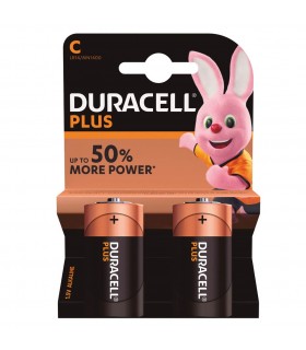 Pila Alkalina Duracell PLUS LR14 (C) Blister 2 uds.