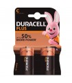 Pila Alkalina Duracell PLUS LR14 (C) Blister 2 uds.