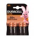 Pila Alkalina Duracell PLUS LR6 (AA) Blister 4 uds.
