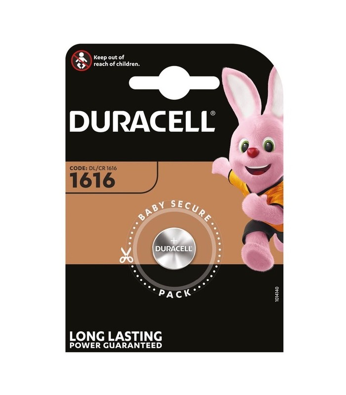 Pila Litio Duracell CR1616 Blister 1 uds.