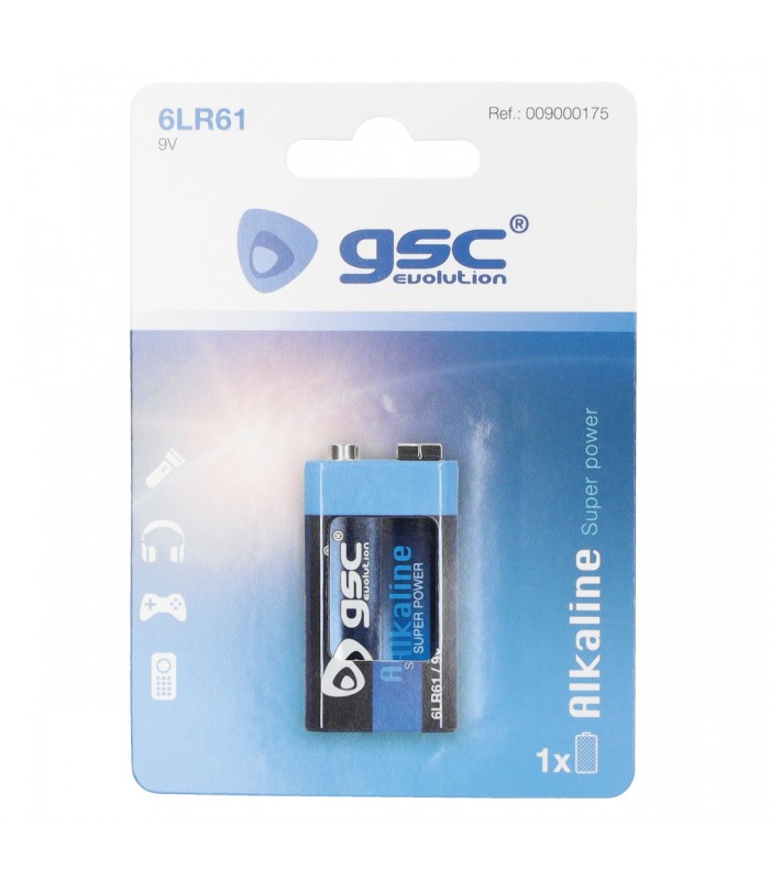 Pila Alkalina GSC 9V Blister 1 uds.