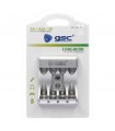 Cargador GSC Pilas Recargables AAA/AA/9V Ultrarrápido