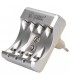 Cargador GSC Pilas Recargables AAA/AA/9V Ultrarrápido