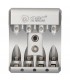 Cargador GSC Pilas Recargables AAA/AA/9V Ultrarrápido