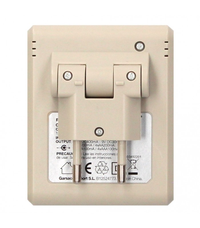 Cargador GSC Pilas Recargables AAA/AA/9V Ultrarrápido