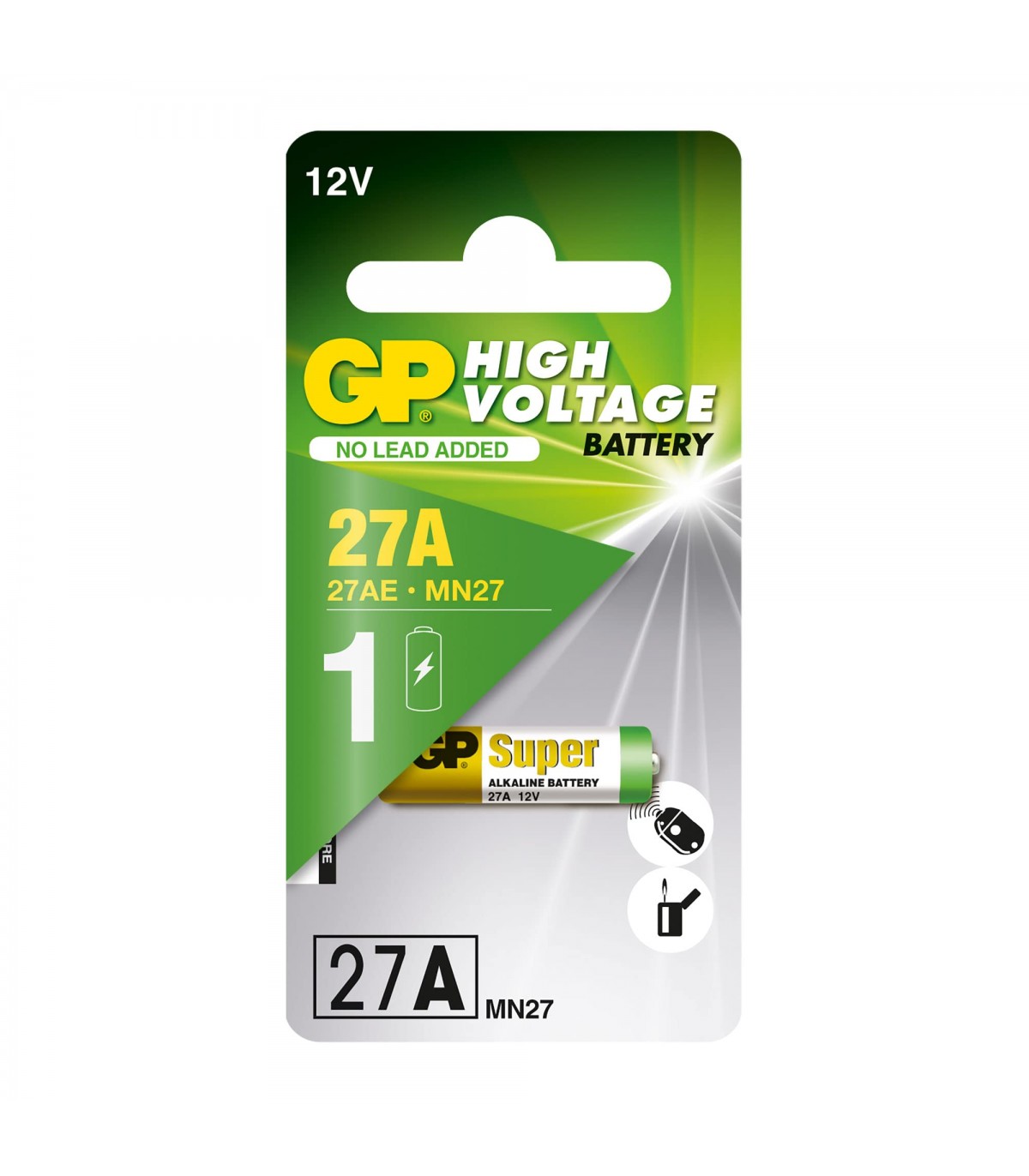Pila Alkalina GP 27A 12V