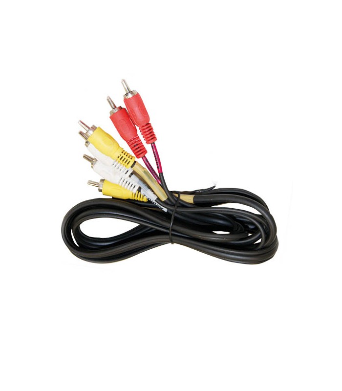 Conexión audio-estéreo 3RCA Macho a 3 RCA Macho 1.5M