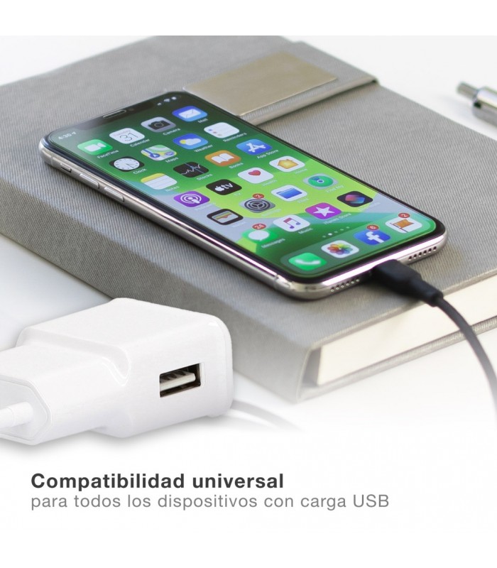 Cargador 230V A USB Tipo A 5V/2A 5W