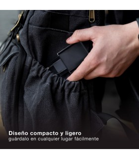 Cargador 230V a 3 USB: 1xQC3.0 + 2xTipo C 5V/3A 40W